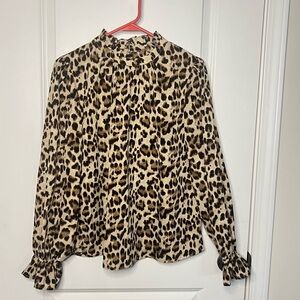 Vici Leopard Print Blouse